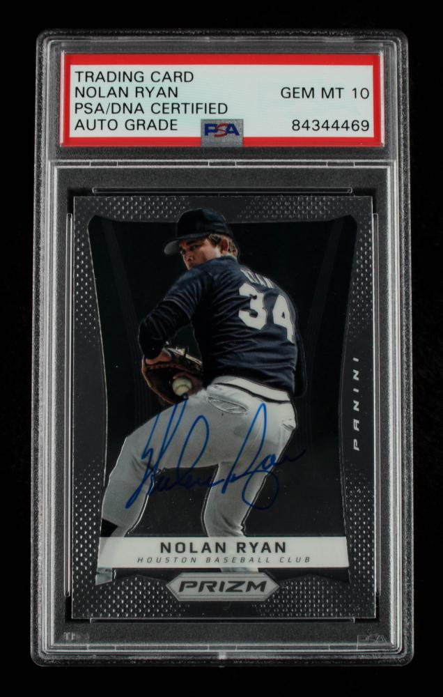 Nolan Ryan Signed 2012 Panini Prizm #133 (PSA (1 of 1)