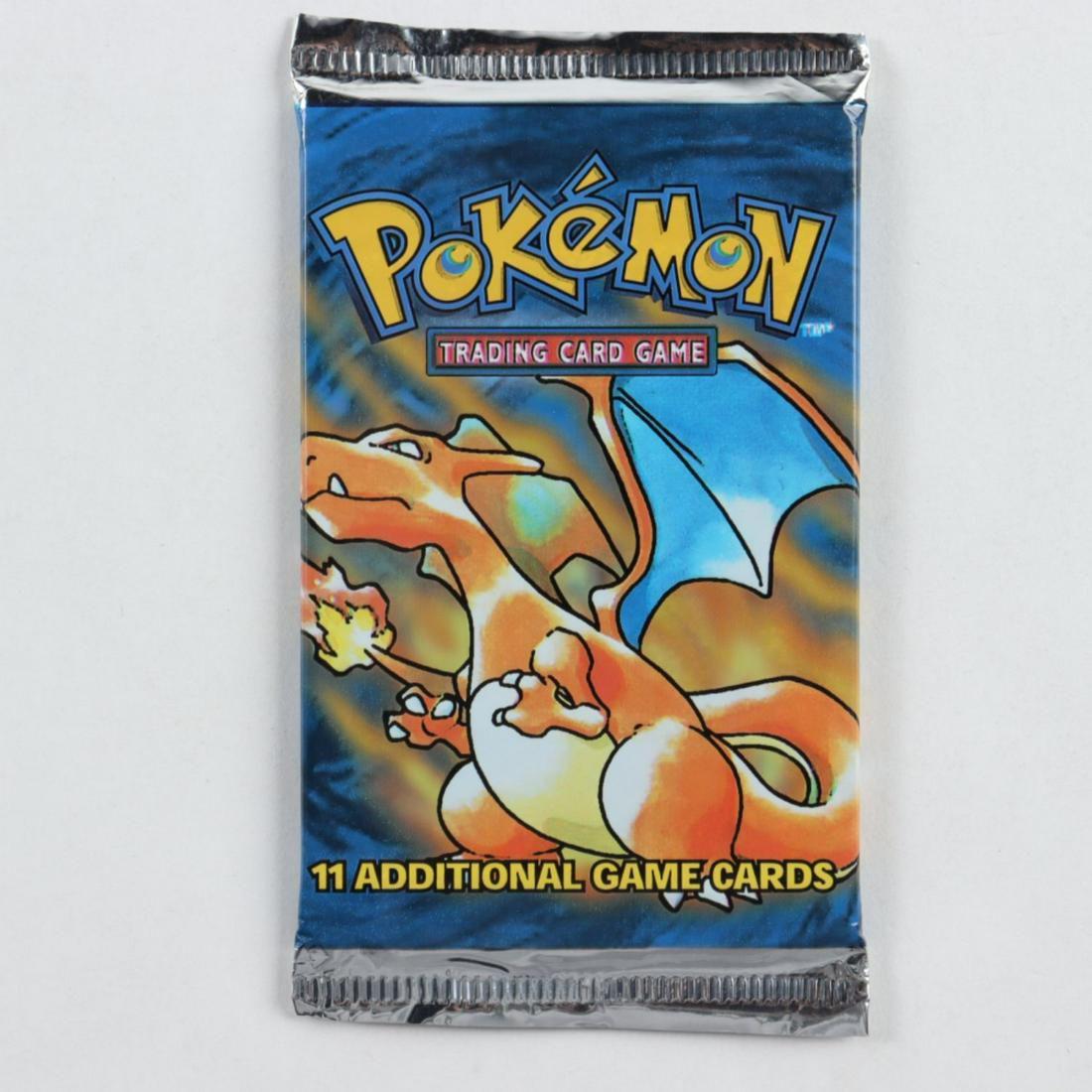 Pokemon Base Set Charizard Booster Pack with (11) Cards (1 of 1)