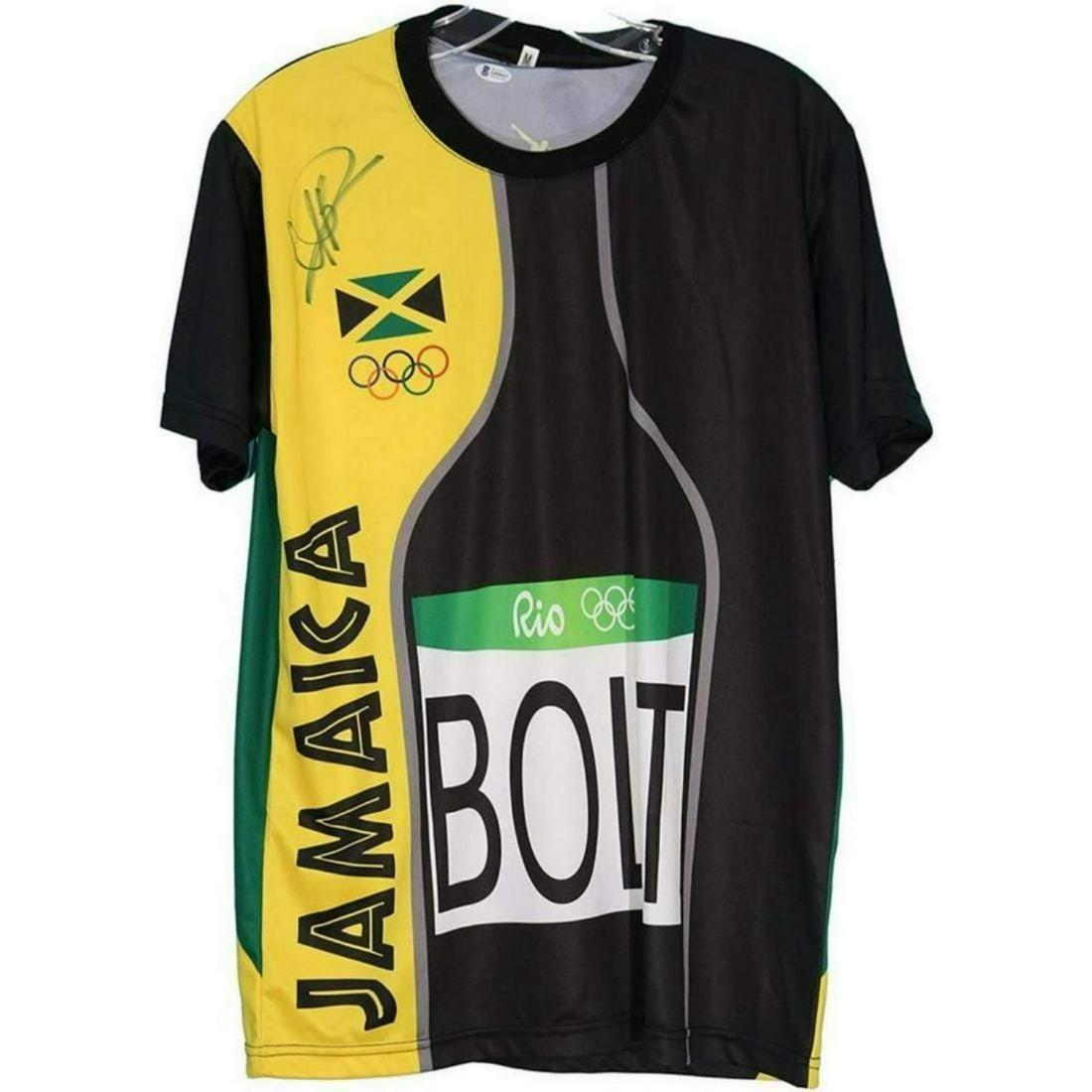Usain Bolt Signed Autographed Track Jersey Beckett JSA (1 of 1)
