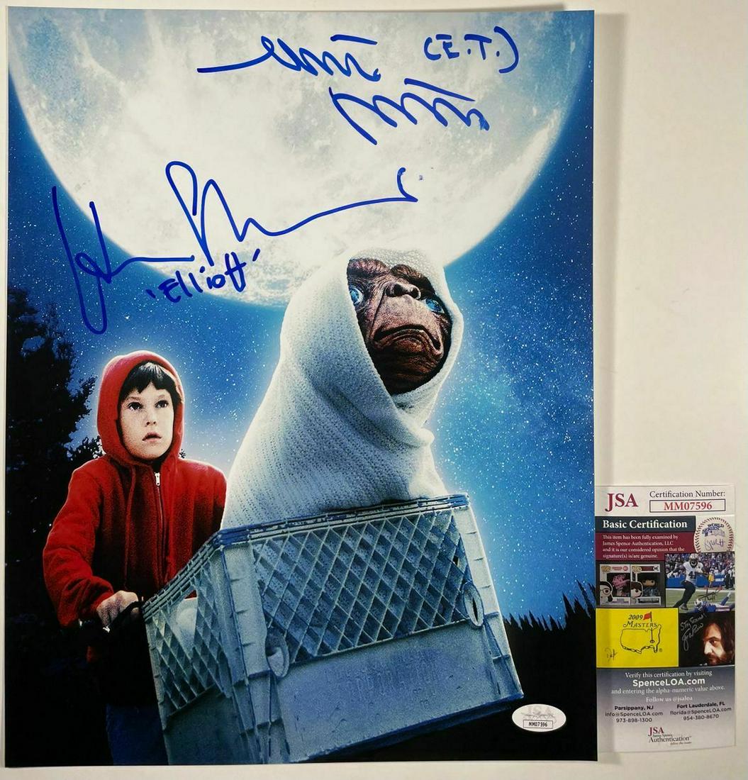 Henry Thomas & Matthew DeMeritt Dual Signed E.T. 11x14 (1 of 1)