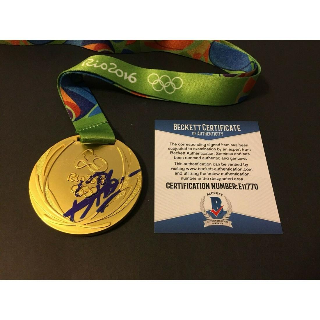 Usain Bolt Signed 2016 Rio Brazil Olympics Gold Medal (1 of 2)