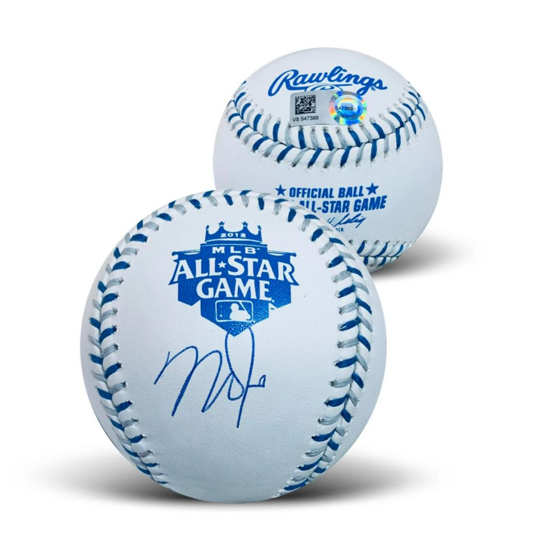 Mike Trout Signed 2012 All-Star Game Rawlings Baseball (1 of 1)