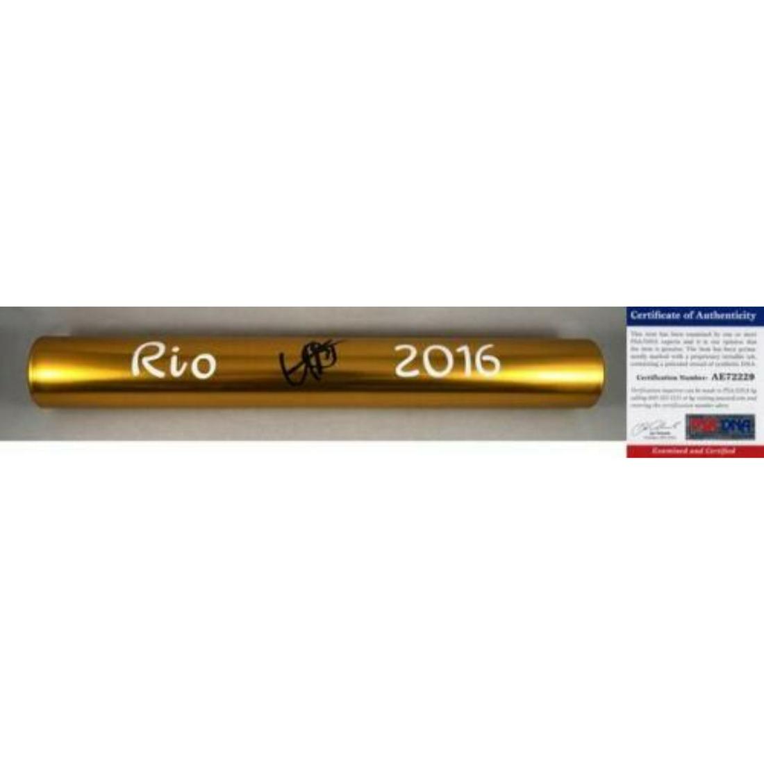 Usain Bolt Signed Baton PSA/DNA Rio 2016 Olympics (1 of 1)
