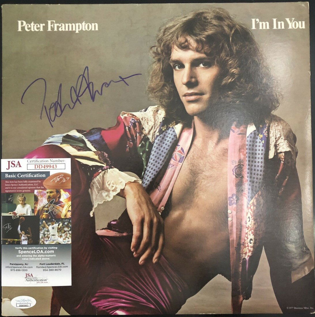 Peter Frampton JSA Signed Autograph Record Album Vinyl (1 of 1)