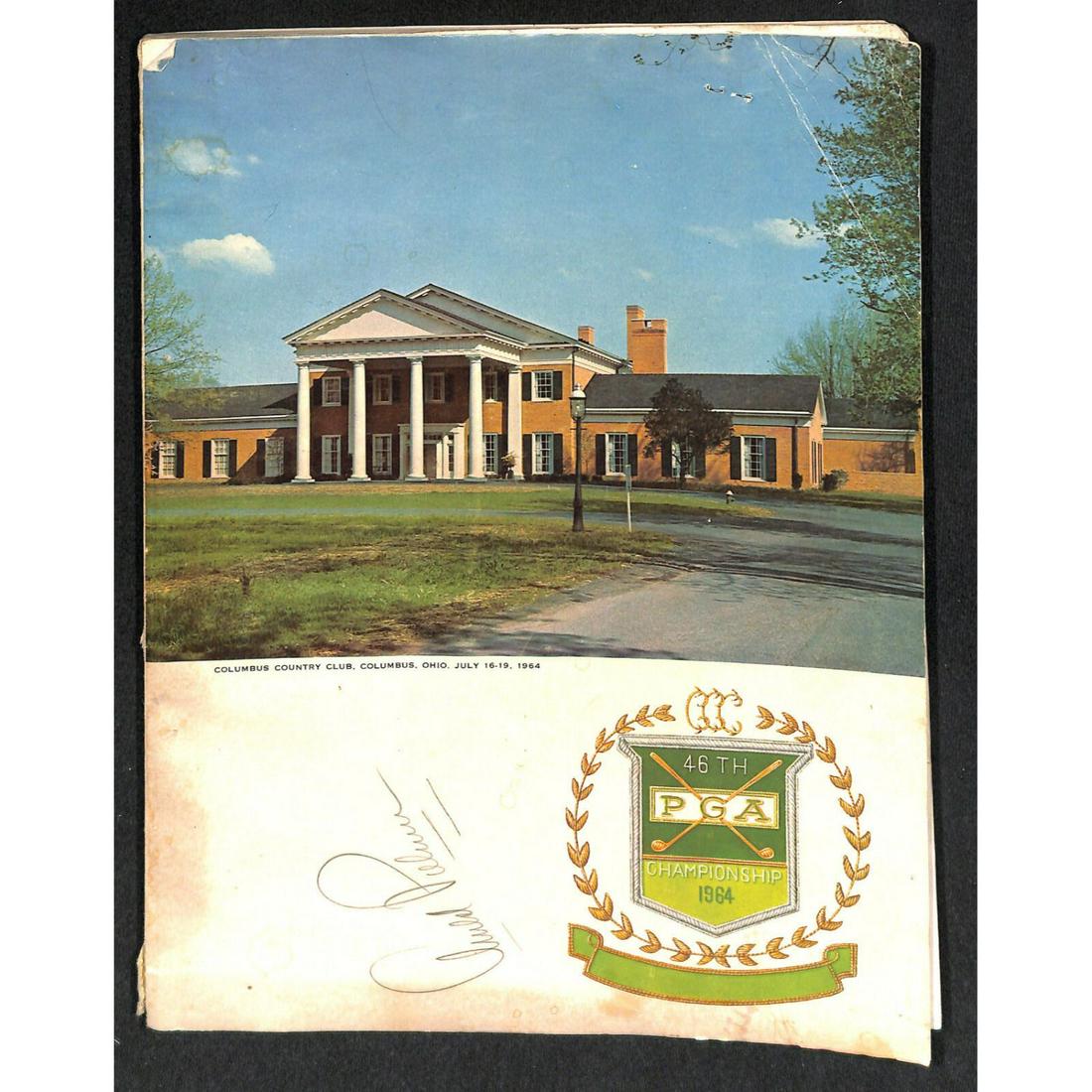 Arnold Palmer "1964 PGA CHAMPIONSHIP" Signed Program (1 of 2)