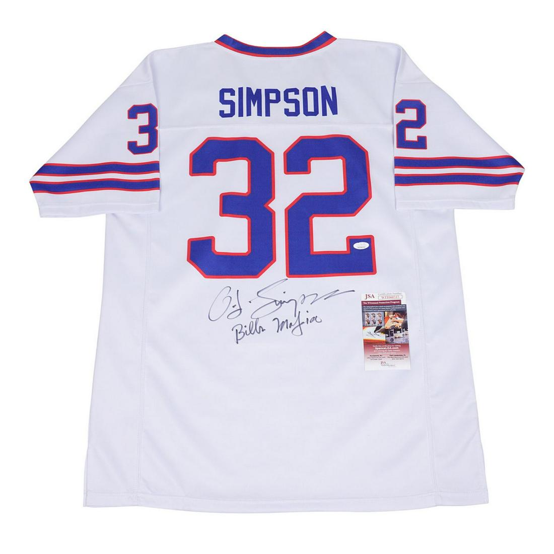 OJ Simpson Signed Jersey "Bills Mafia" Inscribed (JSA (1 of 1)