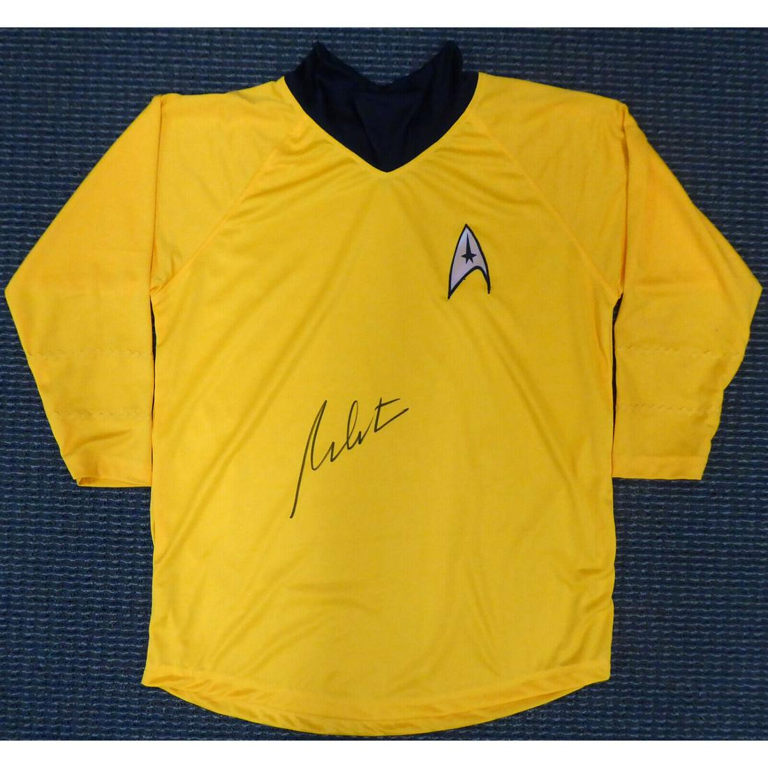 WILLIAM SHATNER AUTHENTIC SIGNED STAR TREK UNIFORM (1 of 2)