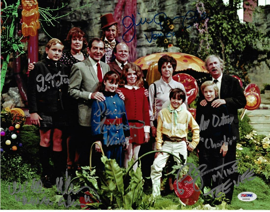 Willy Wonka and Chocolate Factory Cast Signed 11x14 (1 of 2)