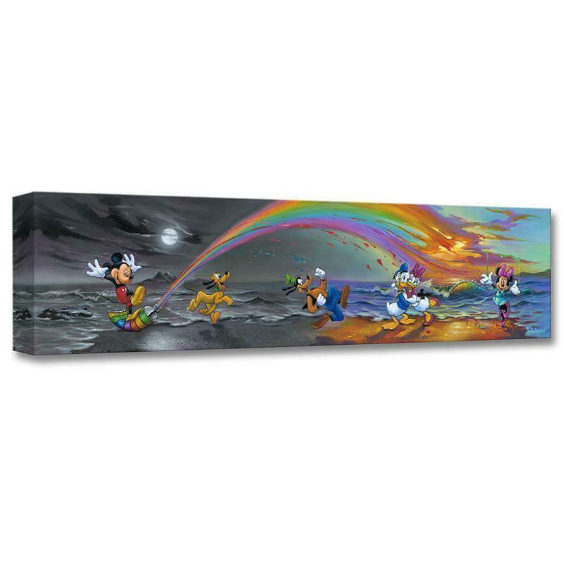 "Mickey Makes Our Day" Limited edition gallery wrapped: "Mickey Makes Our Day" Limited edition gallery wrapped canvas by Jim Warren from the Disney Fine Art Treasures collection