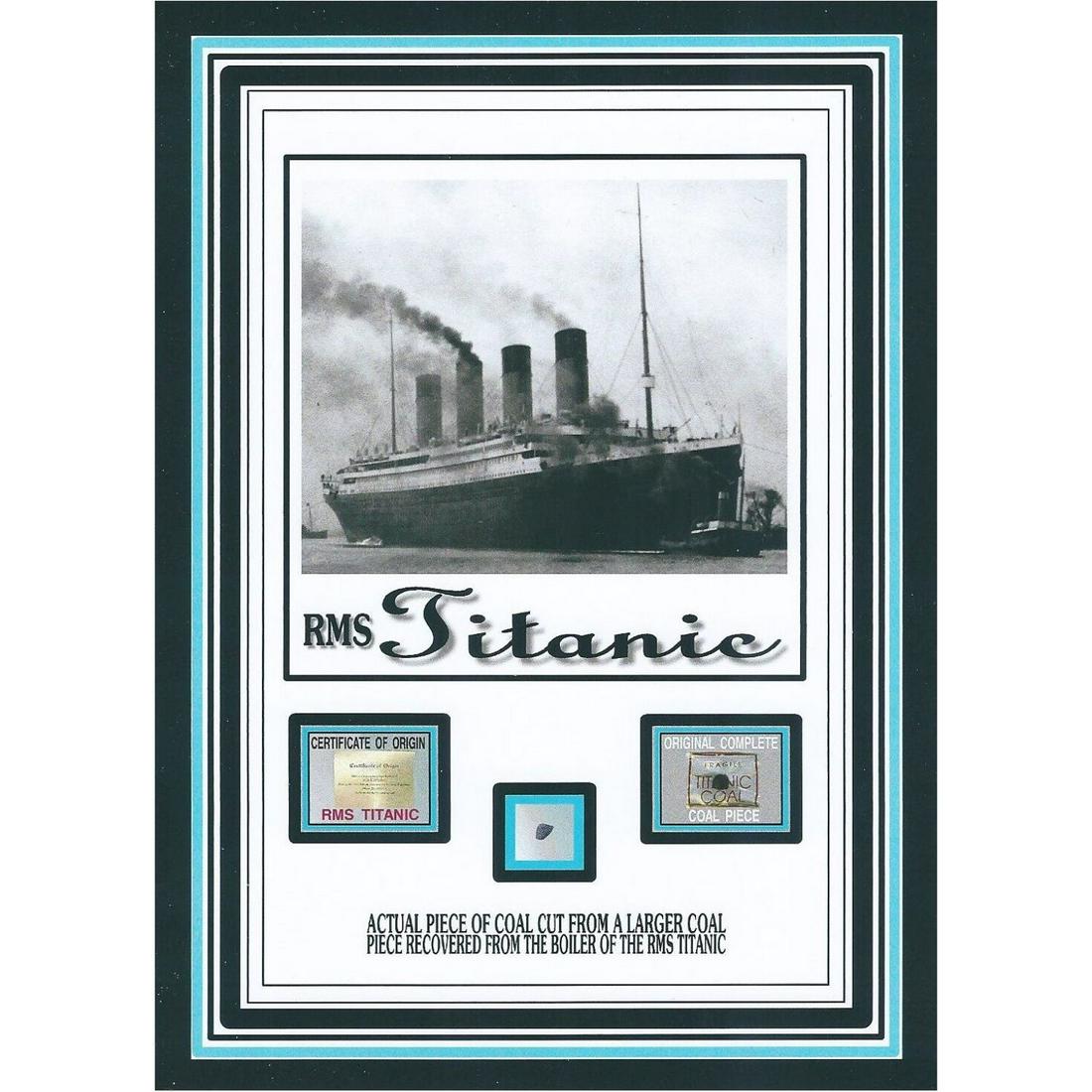 Genuine authentic TITANIC COAL /COA, R.M.S Titanic (1 of 1)
