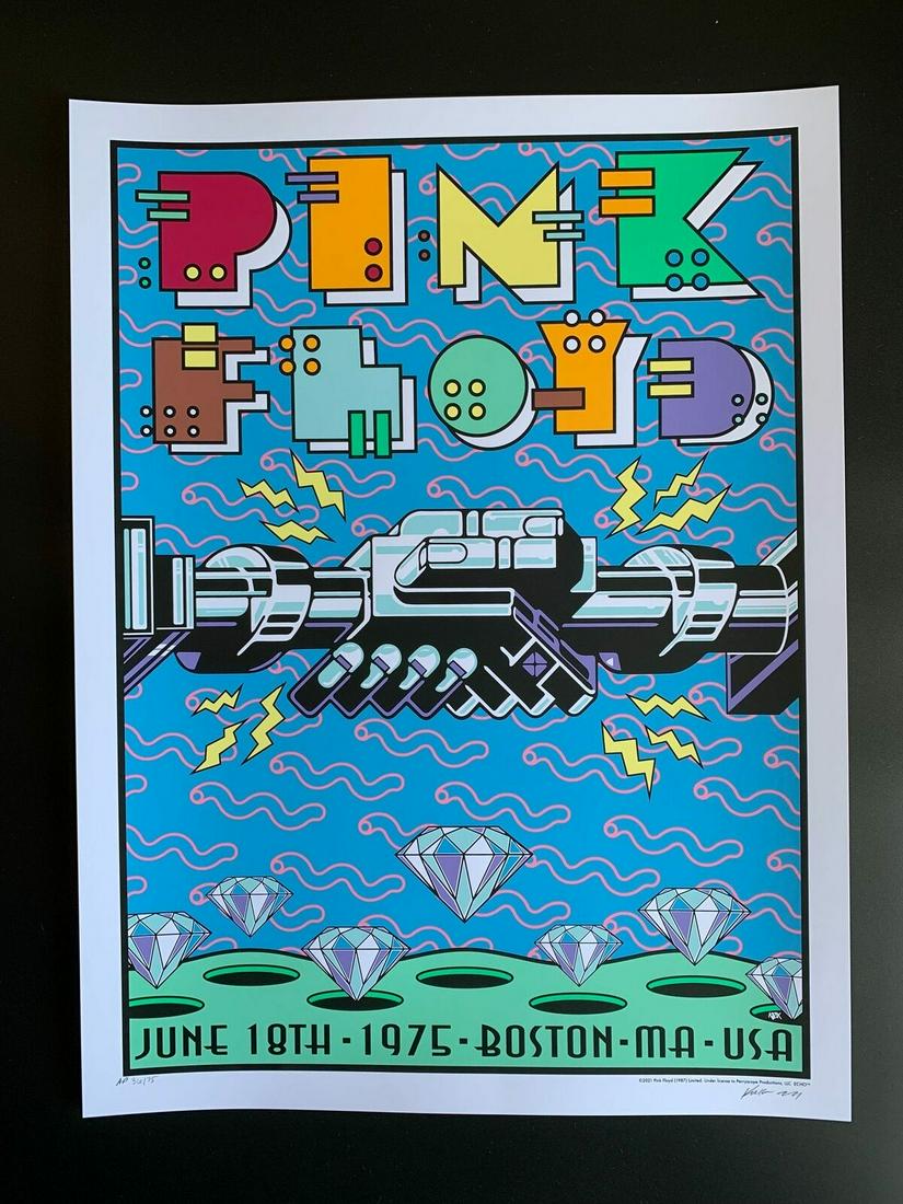 Pink Floyd Concert Poster Boston 1975 Frank Kozik (1 of 1)