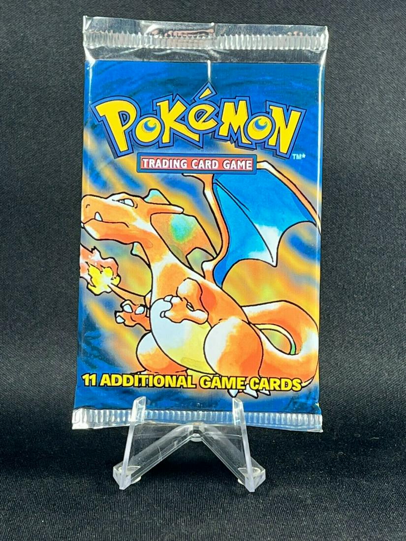 1999 Pokemon Base Set Booster Pack Charizard Art ðŸ’Ž (1 of 1)