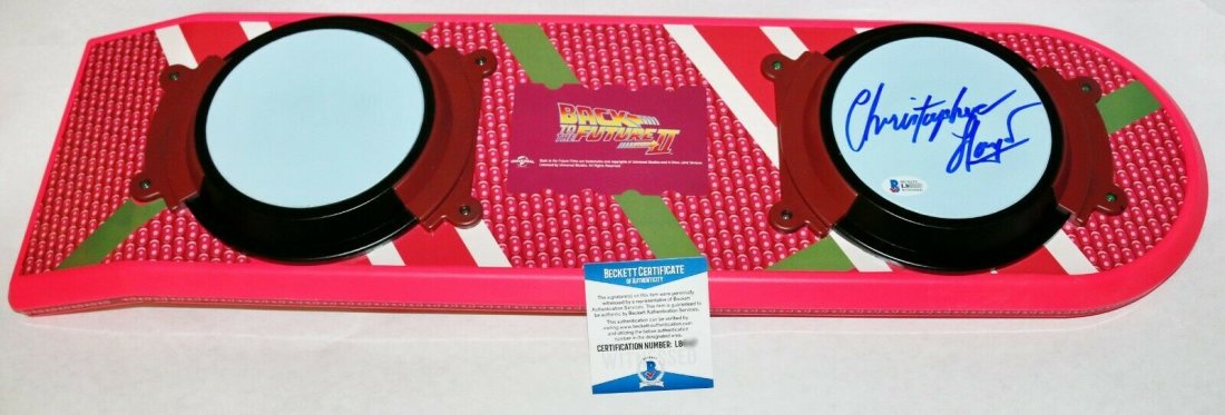Christopher Lloyd Back To The Future 2 Signed Hover-boa (1 of 1)