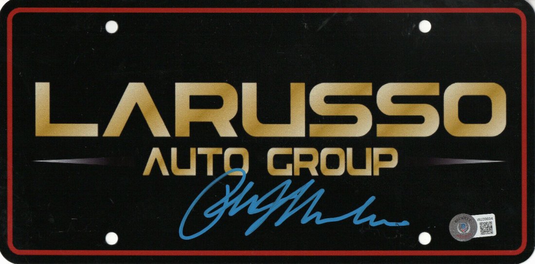 THE KARATE KID RALPH MACCHIO SIGNED LICENSE PLATE AUTO (1 of 1)