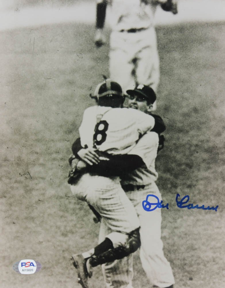 Don Larsen Signed Yankees 8x10 Photo (PSA COA) (1 of 1)