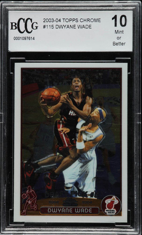 Dwyane Wade 2003-04 Topps Chrome #115 RC (BCCG 10) (1 of 1)