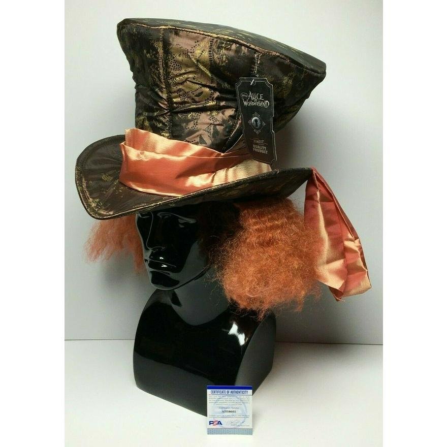 JOHNNY DEPP SIGNED ALICE IN WONDERLAND MAD HATTER COSTU (1 of 1)
