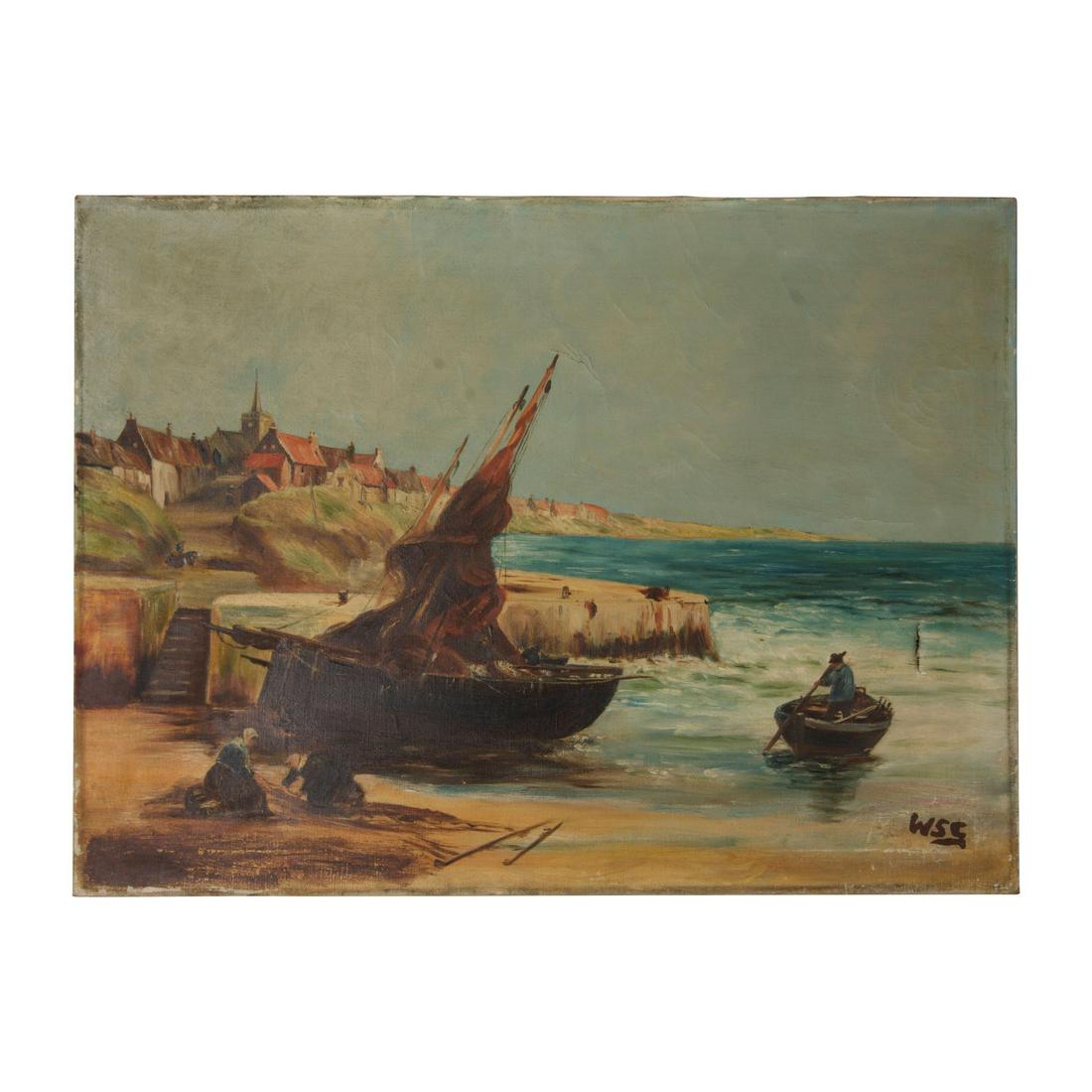 Winston Churchill Hand Signed painting 18x24 with (1 of 2)