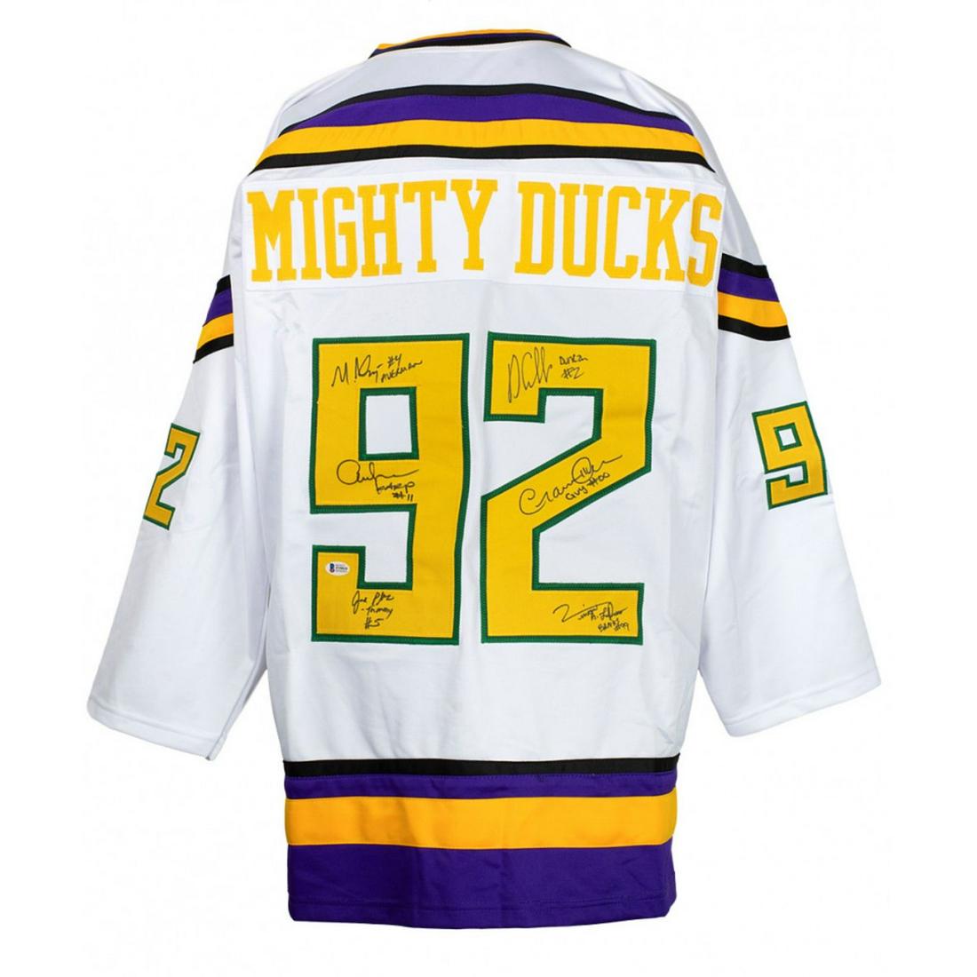 Mighty DUCKS Cast signed jersey (1 of 1)
