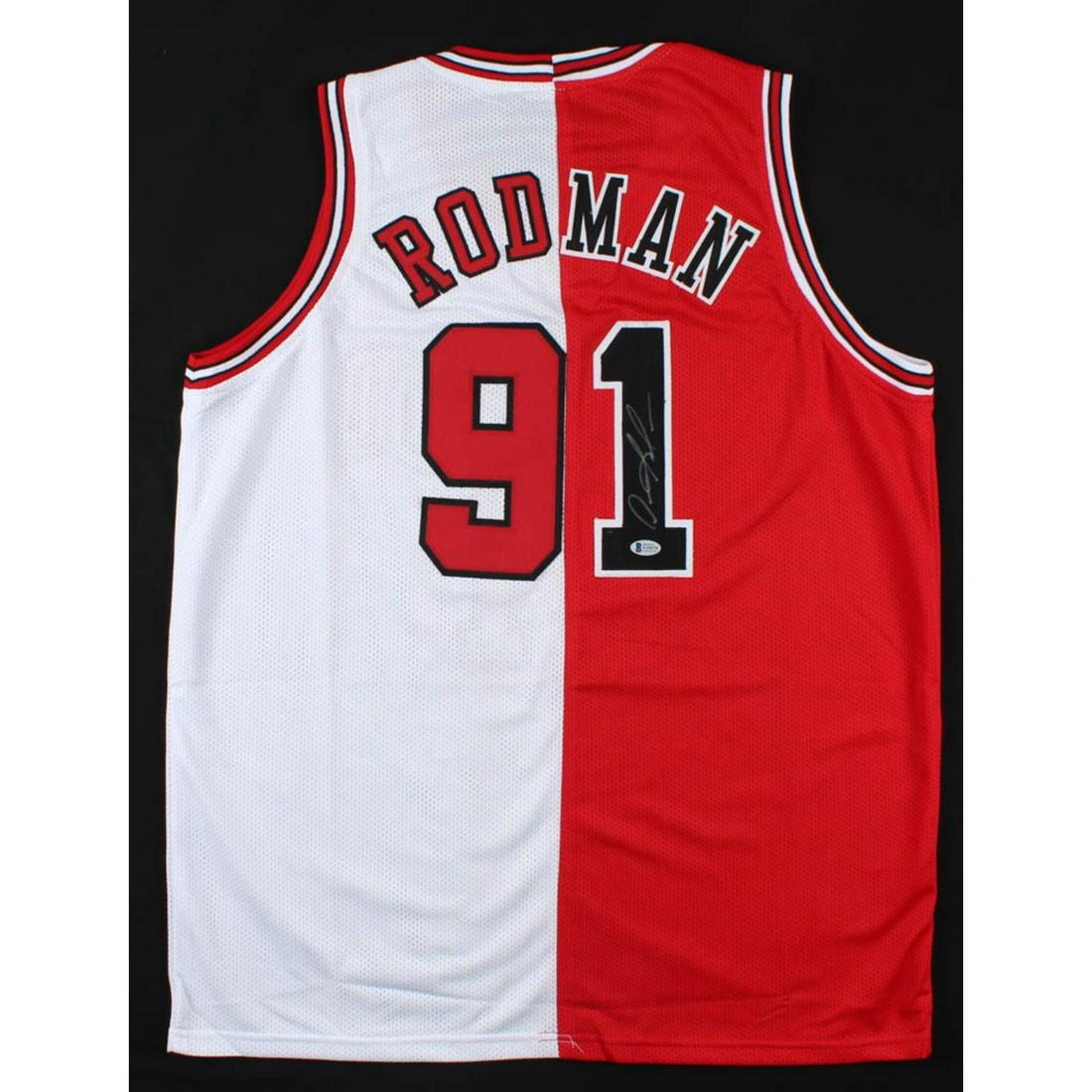 Dennis Rodman Signed Jersey (Beckett COA) (1 of 1)