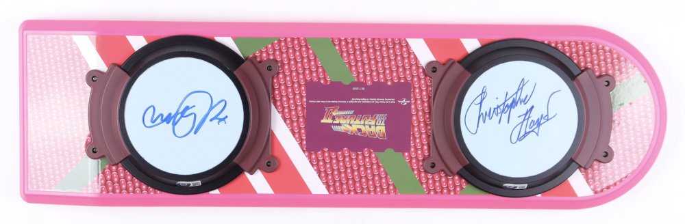 Christopher Lloyd & Michael J. Fox Signed "Back To The (1 of 2)