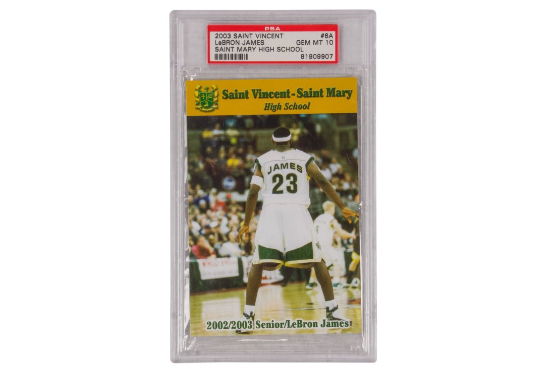 2003 Lebron James HS Rookie Card PSA 10 RARE #6A (1 of 1)