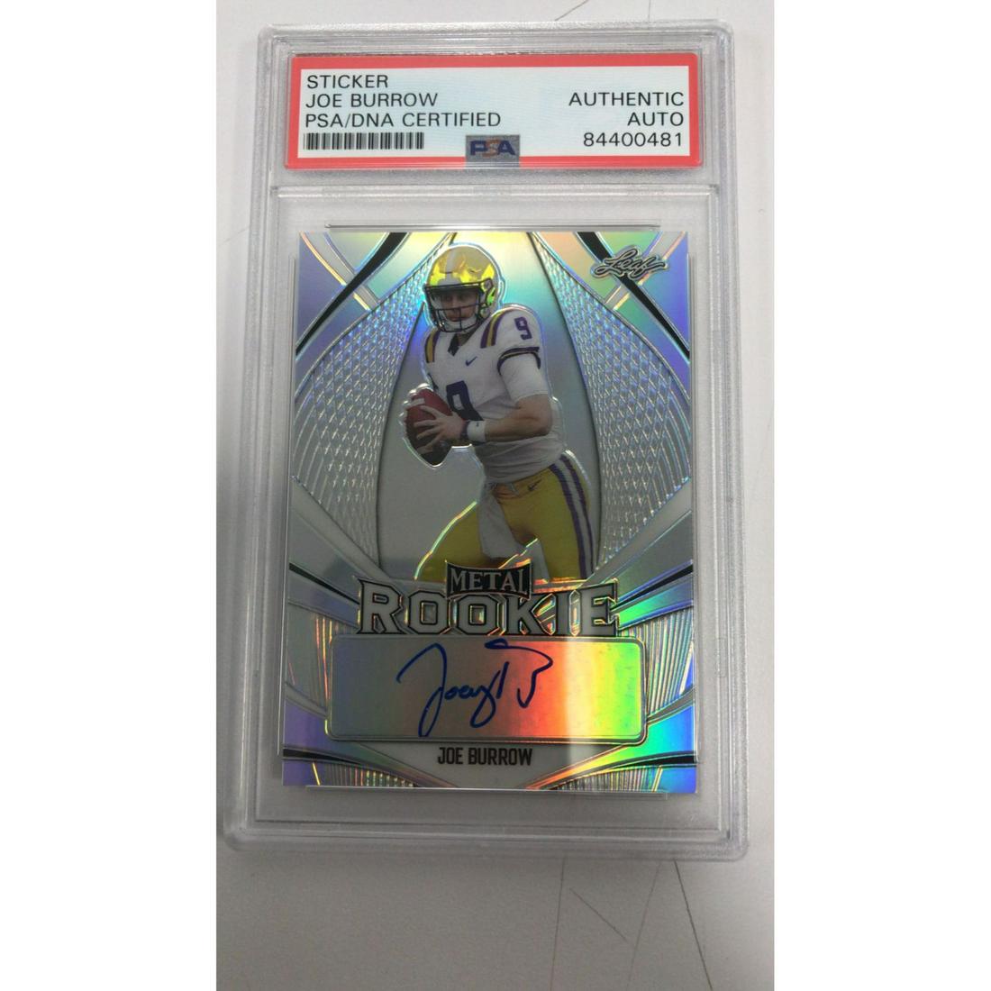 Joe Burrow 2020 Leaf Metal Rookie Silver #MRJB1 (1 of 1)