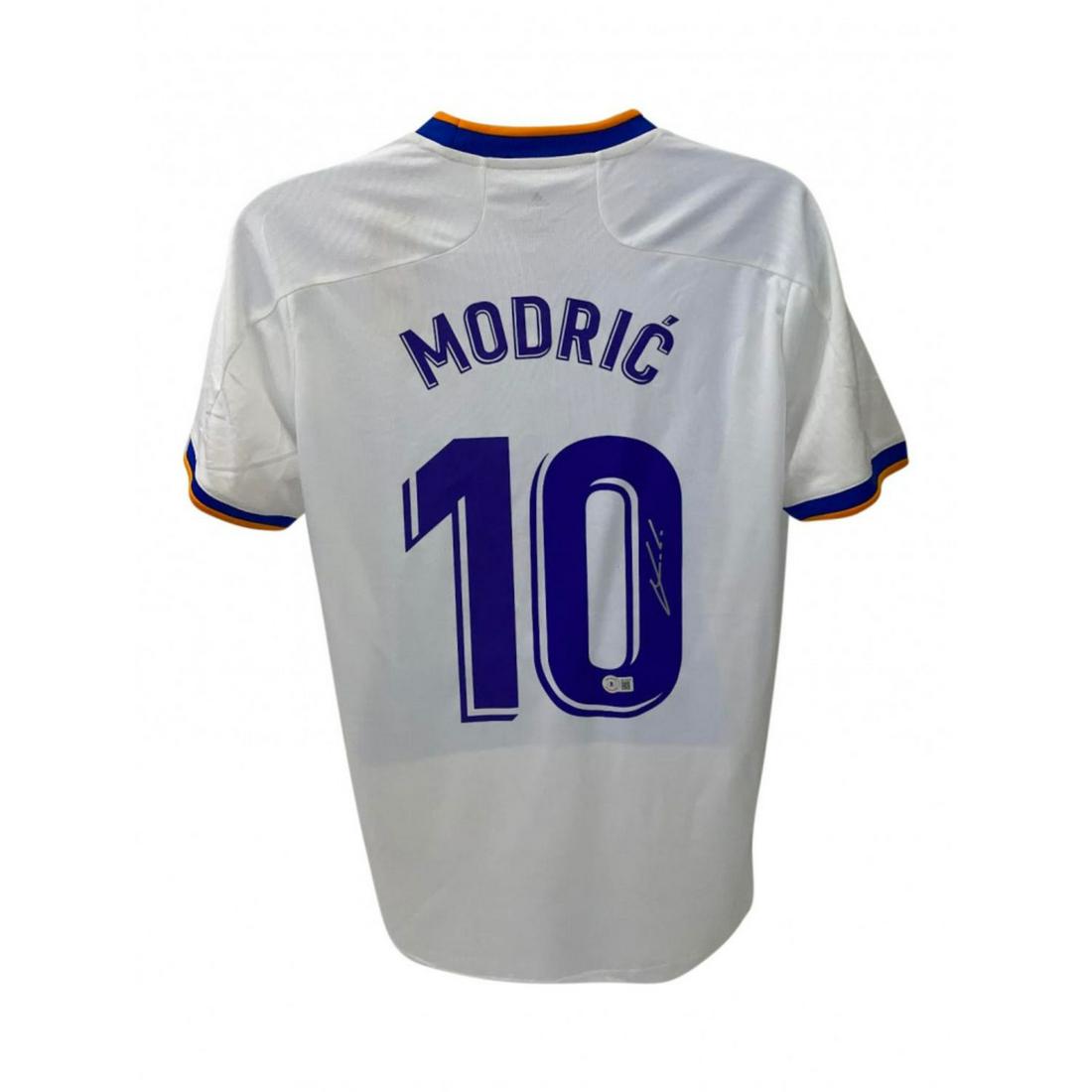 Luka Modric Signed Real Madrid Jersey (Beckett COA): Luka Modric Signed Real Madrid Jersey (Beckett COA)