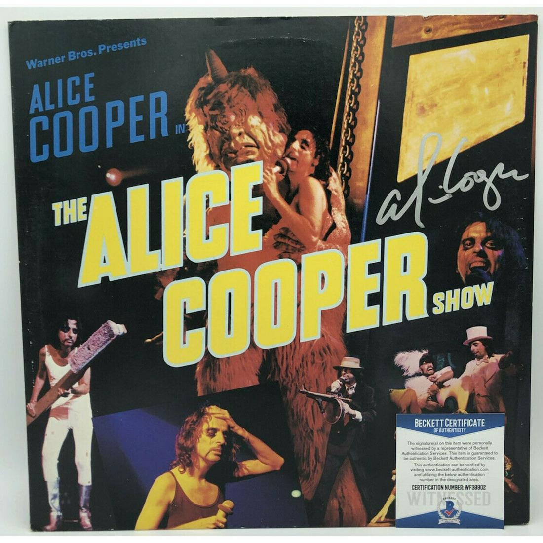 ALICE COOPER SIGNED AUTOGRAPHED SHOW RECORD VINYL ALBUM (1 of 1)