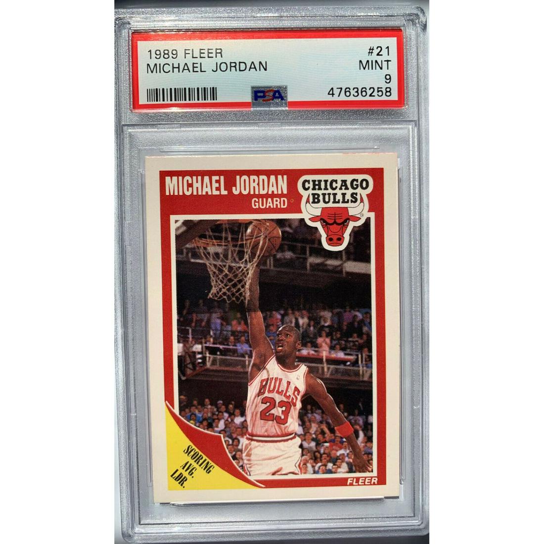 1989 Fleer Michael Jordan PSA 9 (1 of 2)