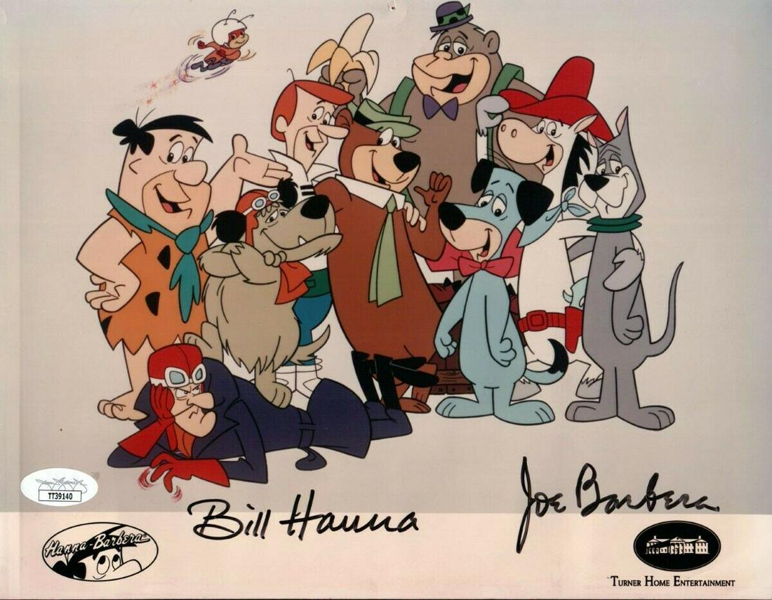 Bill Hanna Joe Barbera Signed Autographed 8X10 Photo (1 of 1)