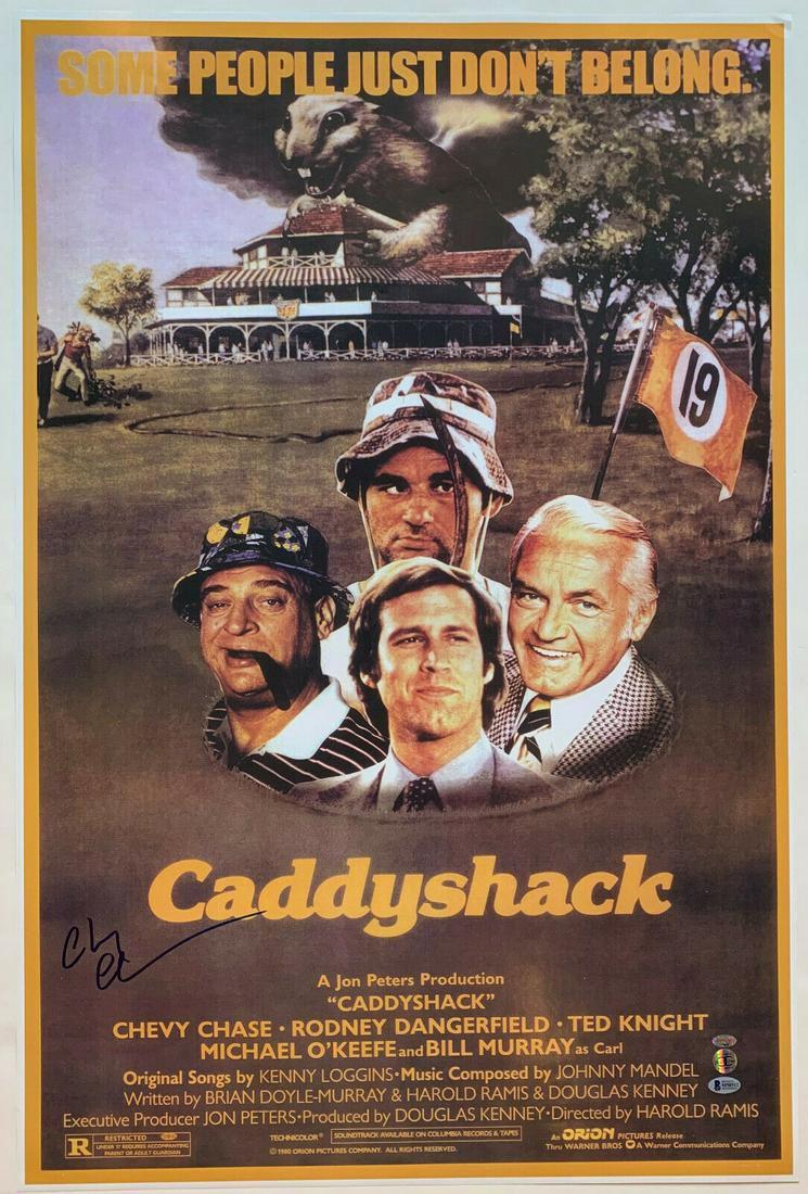 Chevy Chase Signed autographed Movie Poster chevy chase (1 of 1)