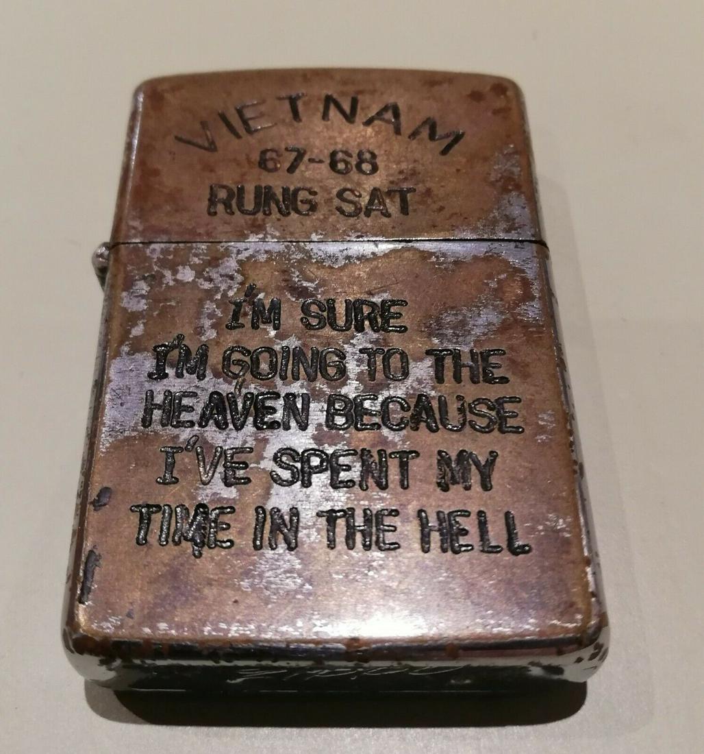 Original Zippo Vietnam War, Year 1967 "RANG SAT" (1 of 1)