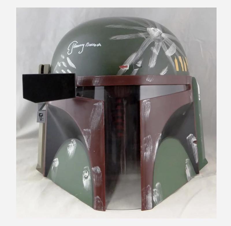 Jeremy Bulloch Autographed Star Wars Boba Fett Helmet - (1 of 1)