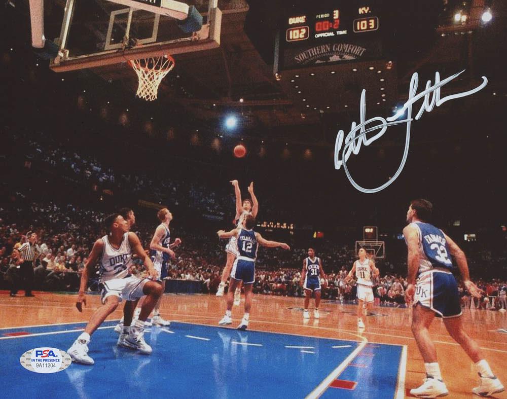 Christian Laettner Signed Duke Blue Devils 8x10 Photo (1 of 1)