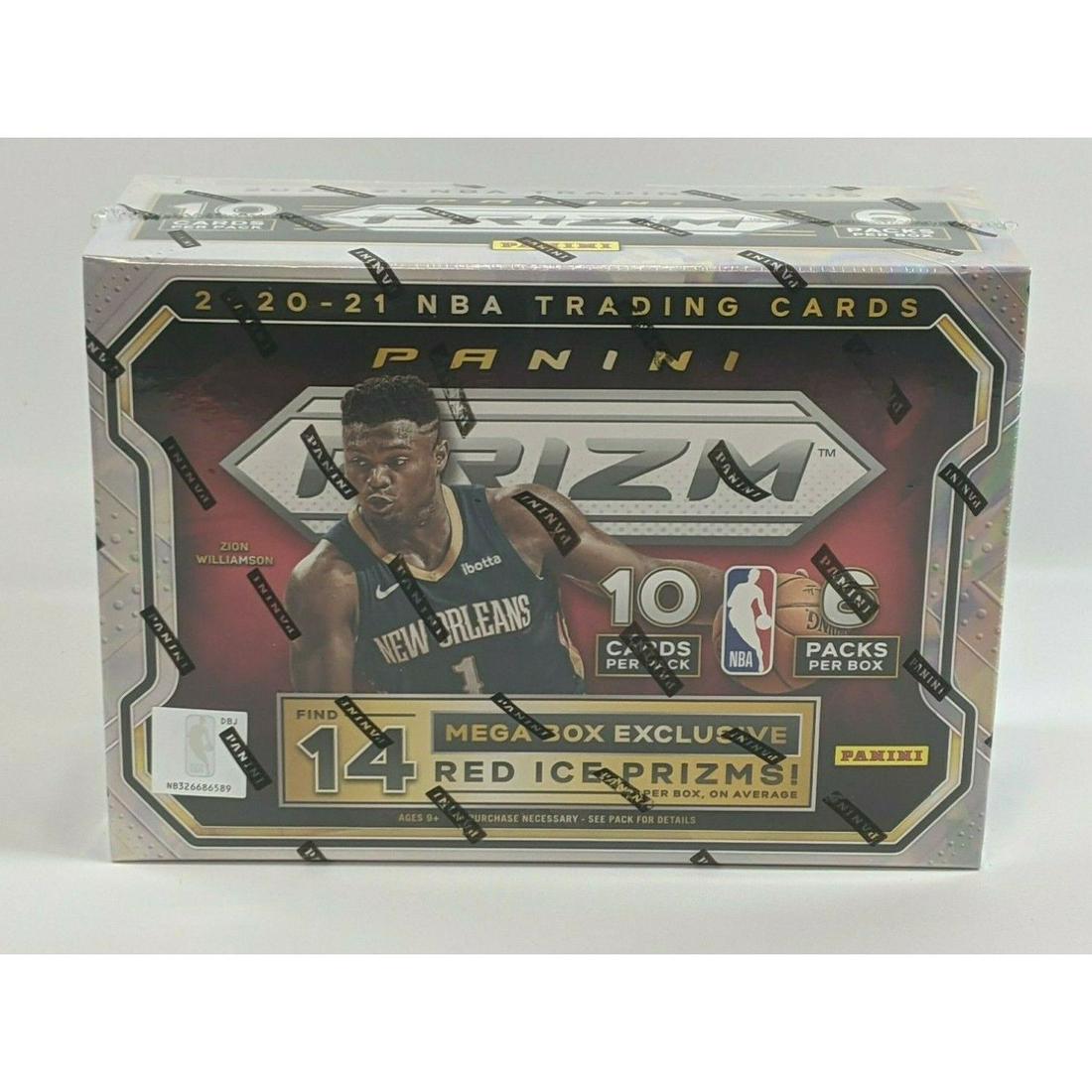 2020-2021 Panini Prizm NBA Basketball Cards Mega Box (1 of 1)