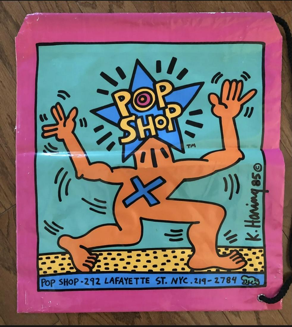 Keith Haring ORIGINAL Vintage Bag From Pop Shop NYC (1 of 1)