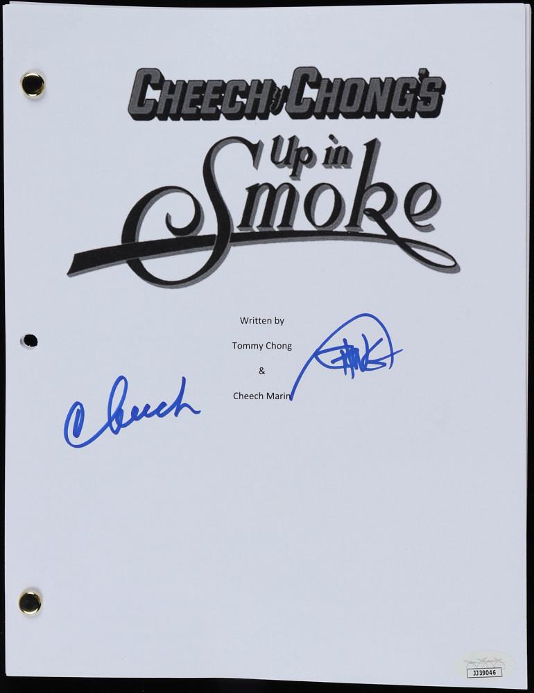 Cheech Marin & Tommy Chong Signed "Up in Smoke" Movie: Cheech Marin & Tommy Chong Signed "Up in Smoke" Movie Script (JSA COA)