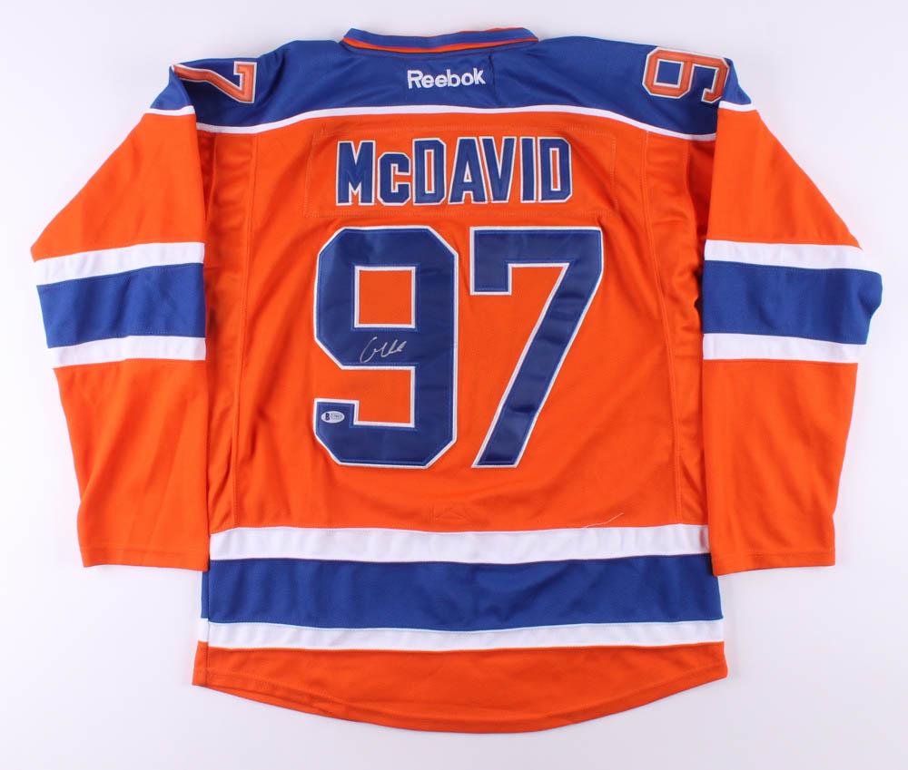 Connor McDavid Signed Oilers Captain Jersey (Beckett (1 of 2)