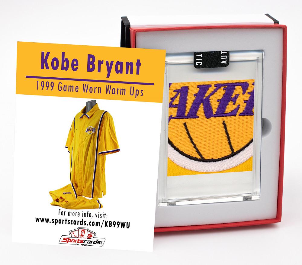 1998-99 KOBE BRYANT GAME-WORN L.A. LAKERS WARM-UP SUIT (1 of 1)