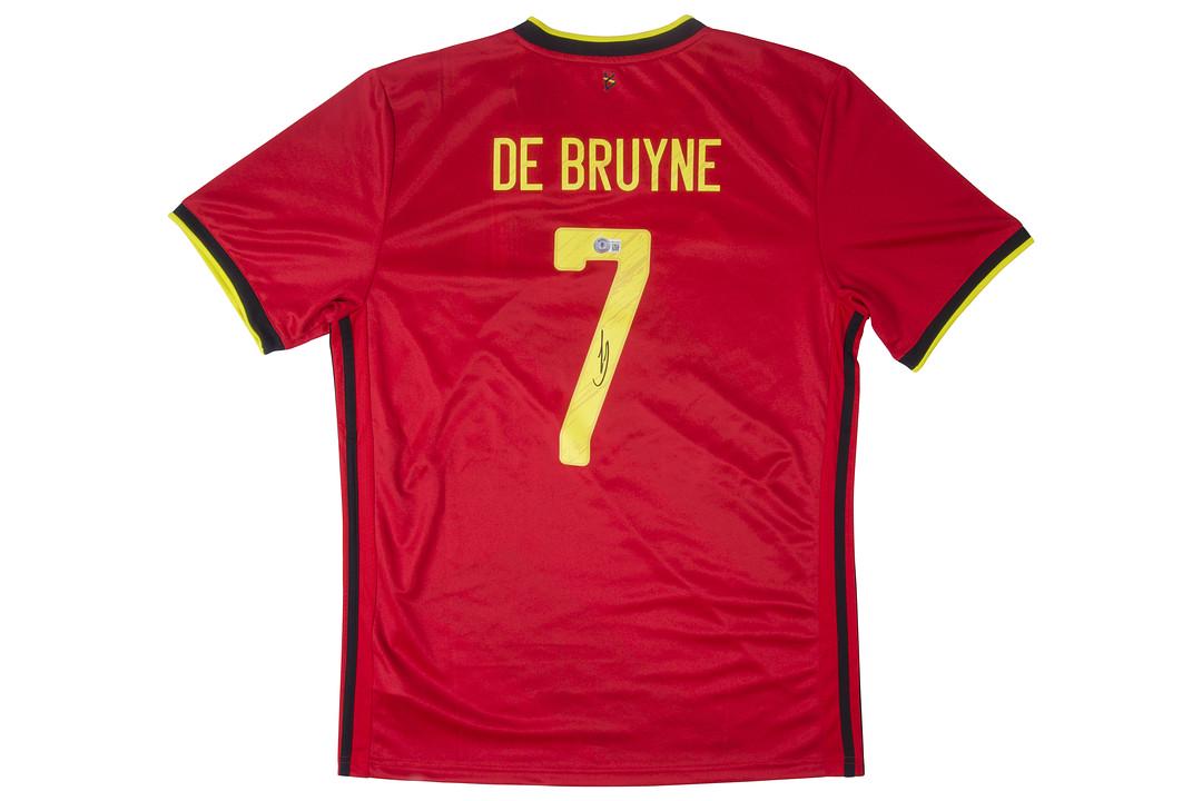 Kevin De Bruyne Signed Royal Belgian Shirt (Beckett: Royal Belgian Shirt Hand Signed by De Bruyne (Beckett Hologram)