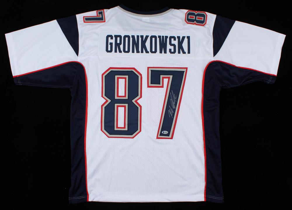 Rob Gronkowski Signed Jersey (Beckett COA) (1 of 1)