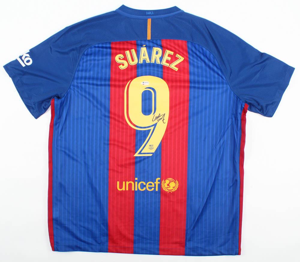 Luis Suarez Signed FC Barcelona Jersey (Beckett COA) (1 of 2)