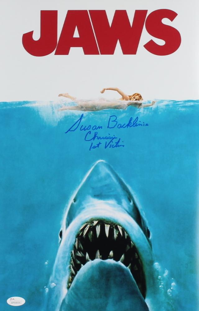 Susan Backlinie Signed "Jaws" 11x17 Photo Inscribed (1 of 1)