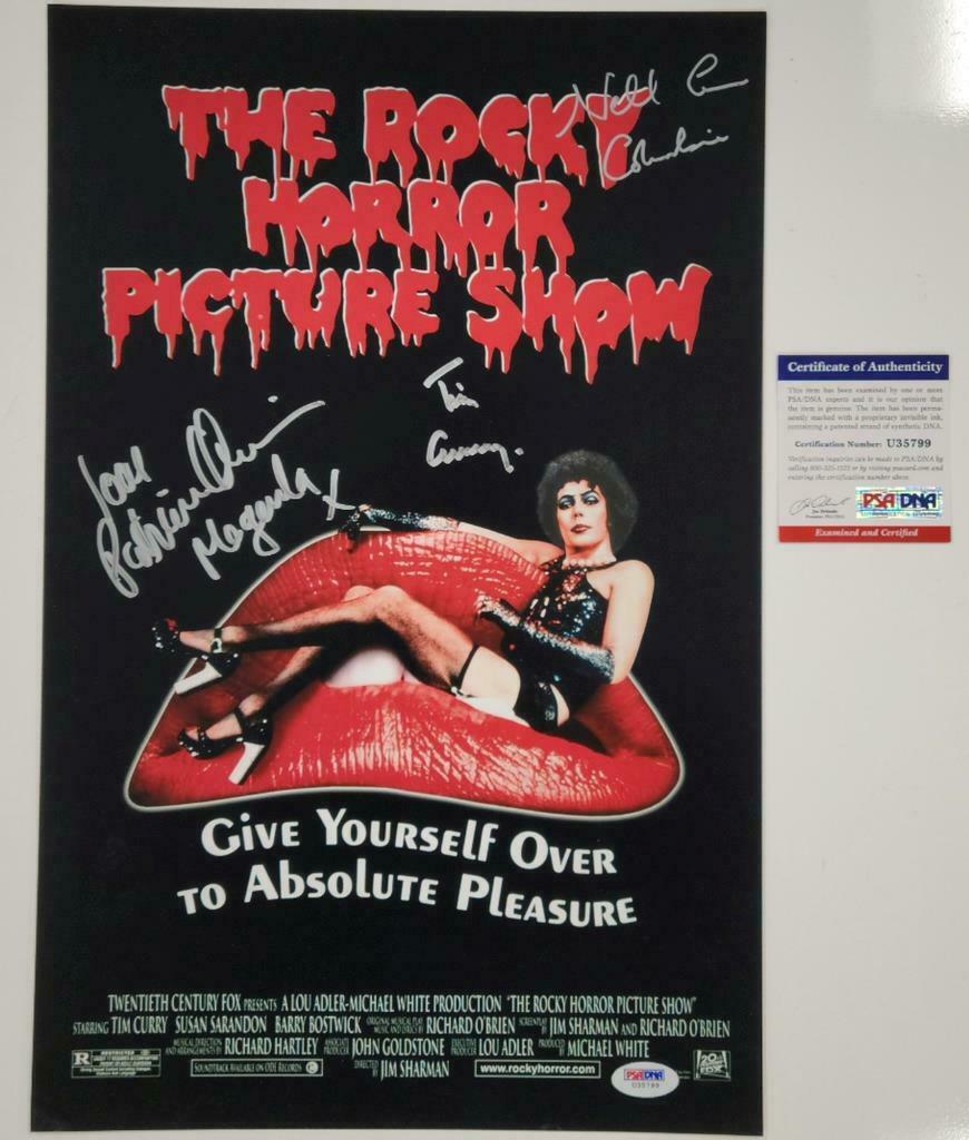 ROCKY HORROR SHOW SIGNED PHOTO 11X17 PSA COA (1 of 2)