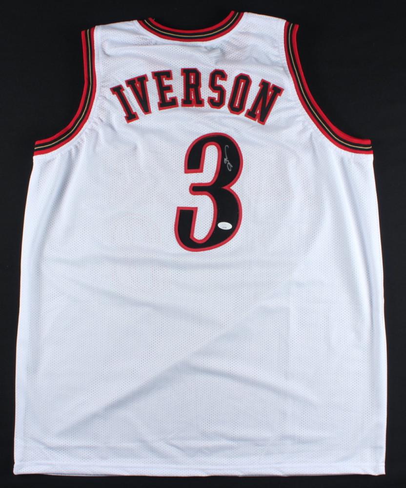 Allen Iverson Signed Jersey (JSA COA) (1 of 2)