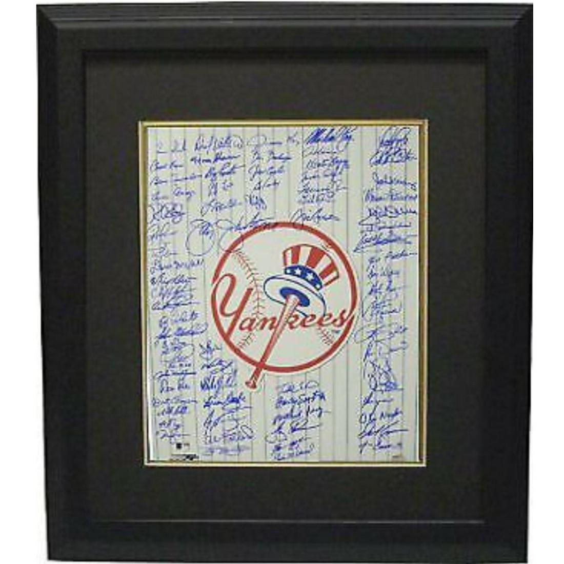 NEW YORK YANKEES Signed 16x20 Framed Photo (BAS LOA) (1 of 1)
