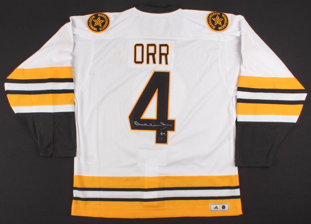 Bobby Orr Signed Adidas 1975-1976 Throwback Bruins Jers (1 of 1)