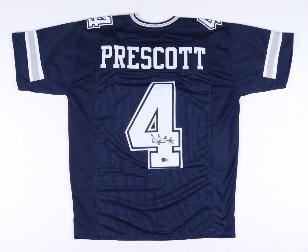Dak Prescott Signed Jersey (Beckett) (1 of 1)