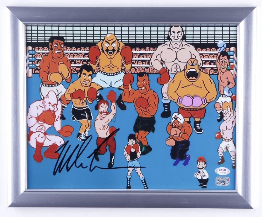Mike Tyson Signed "Punch-Out!!!" 13x16 Custom Framed Ph (1 of 1)